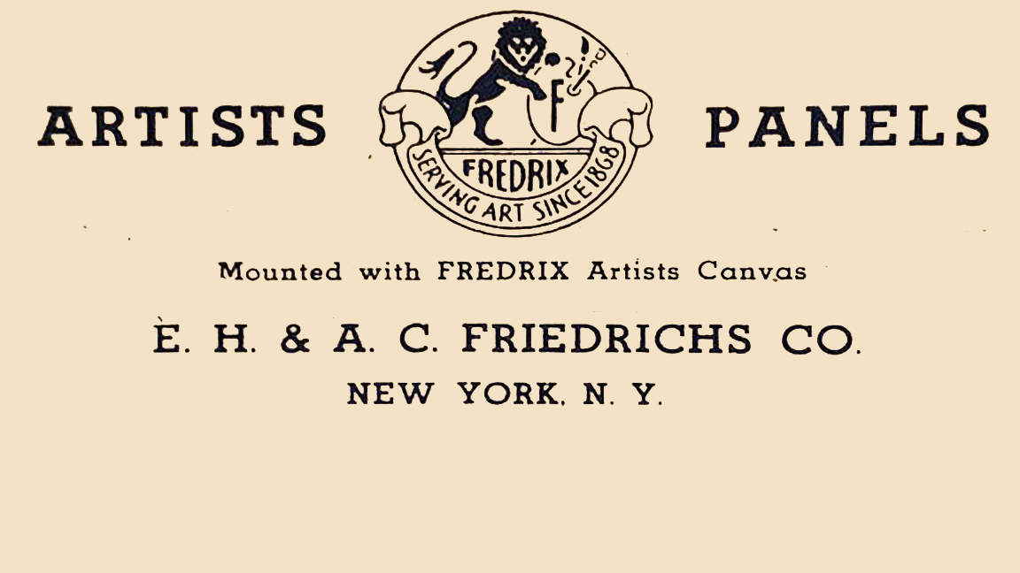 Fredrix Black Canvas Pads