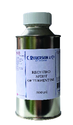 Roberson Rectified Spirit of Turpentine 500 ml - NET PRICE