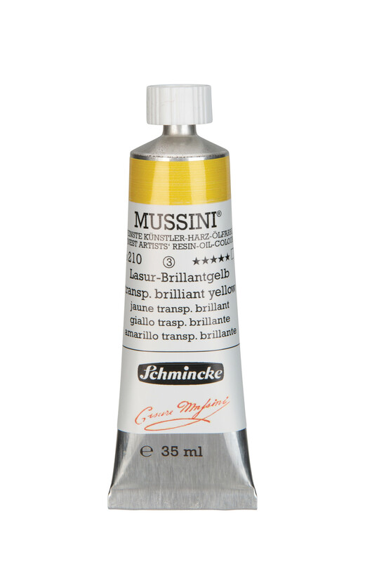 Schmincke Mussini Oil 35 ml Transparent Yellow Brilliant S3
