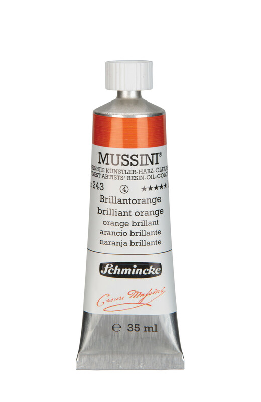 Schmincke Mussini Oil 35 ml Brilliant Orange S3