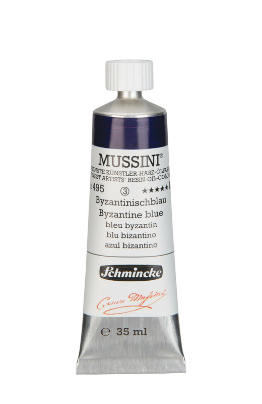 Schmincke Mussini Oil 35 ml Byzantine Blue S3