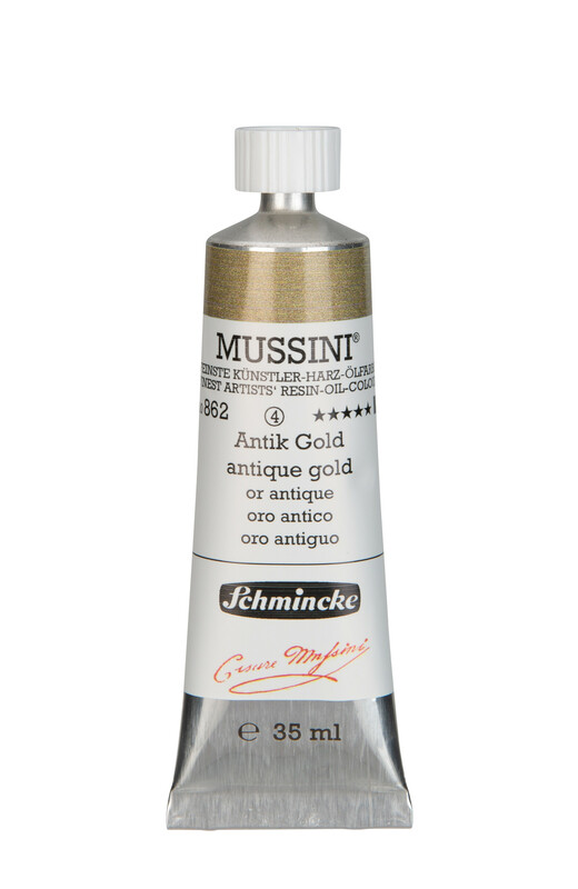 Schmincke Mussini Oil 35 ml Antique Gold S4