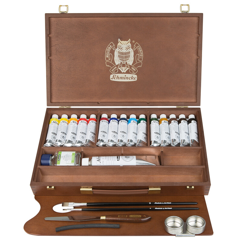 Schmincke Norma Set 15 x 35ml White Acc