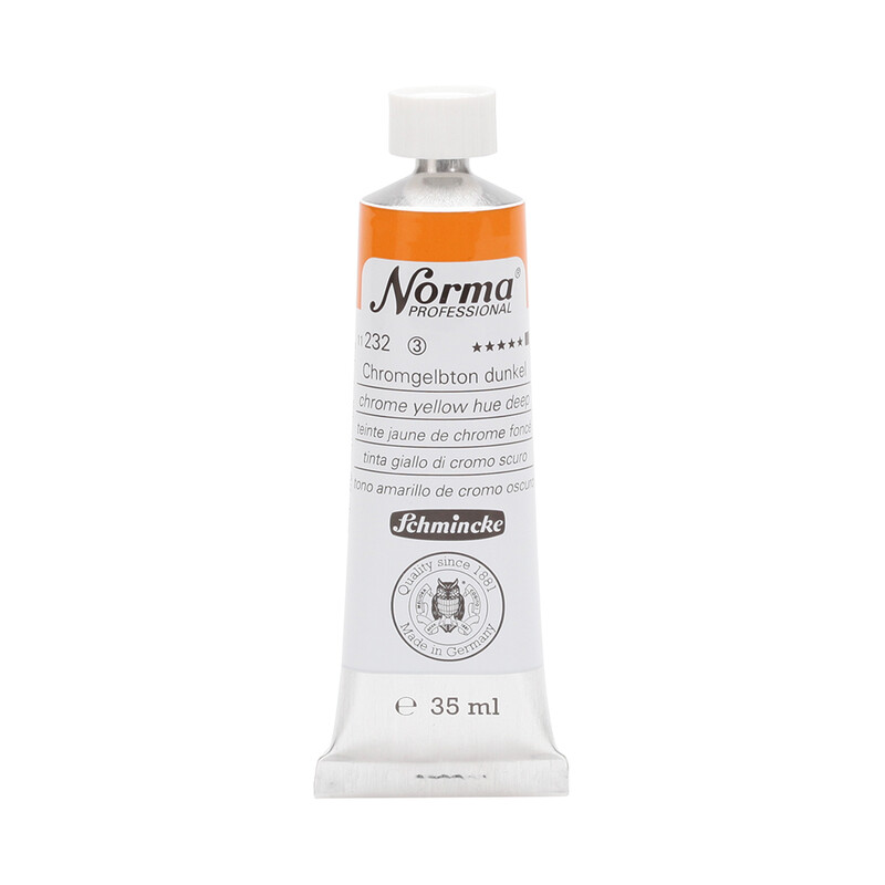 Schmincke Norma Oil 35 ml Chrome Yellow Hue Deep Series 3