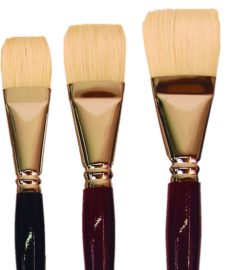Roberson Hog Brush Flat Series 42B Size 7