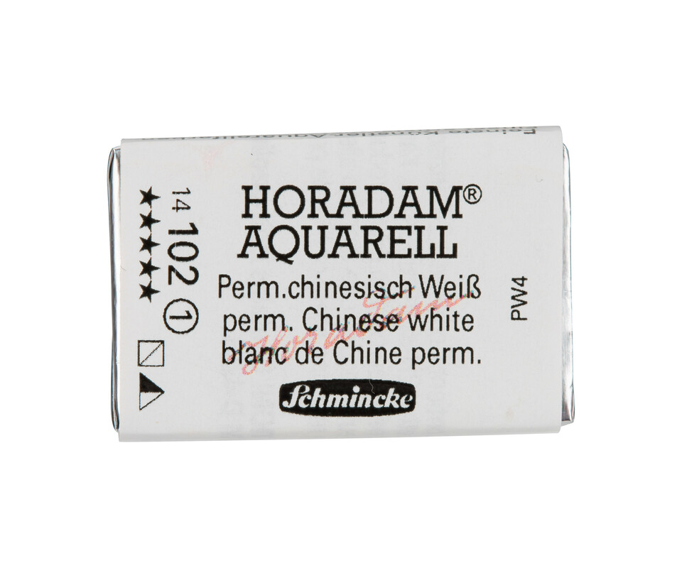 Schmincke Horadam Watercolour Full Pan Permanent Chinese White Series 1