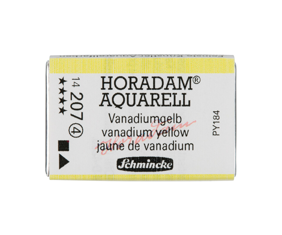 Schmincke Horadam Watercolour Full Pan Vanadium Yellow Series 4