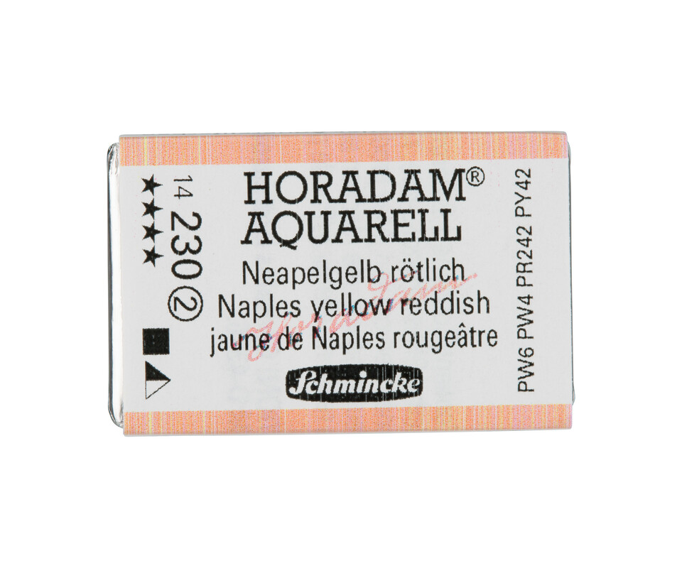 Schmincke Horadam Watercolour Full Pan Naples Yellow Reddish Series 2