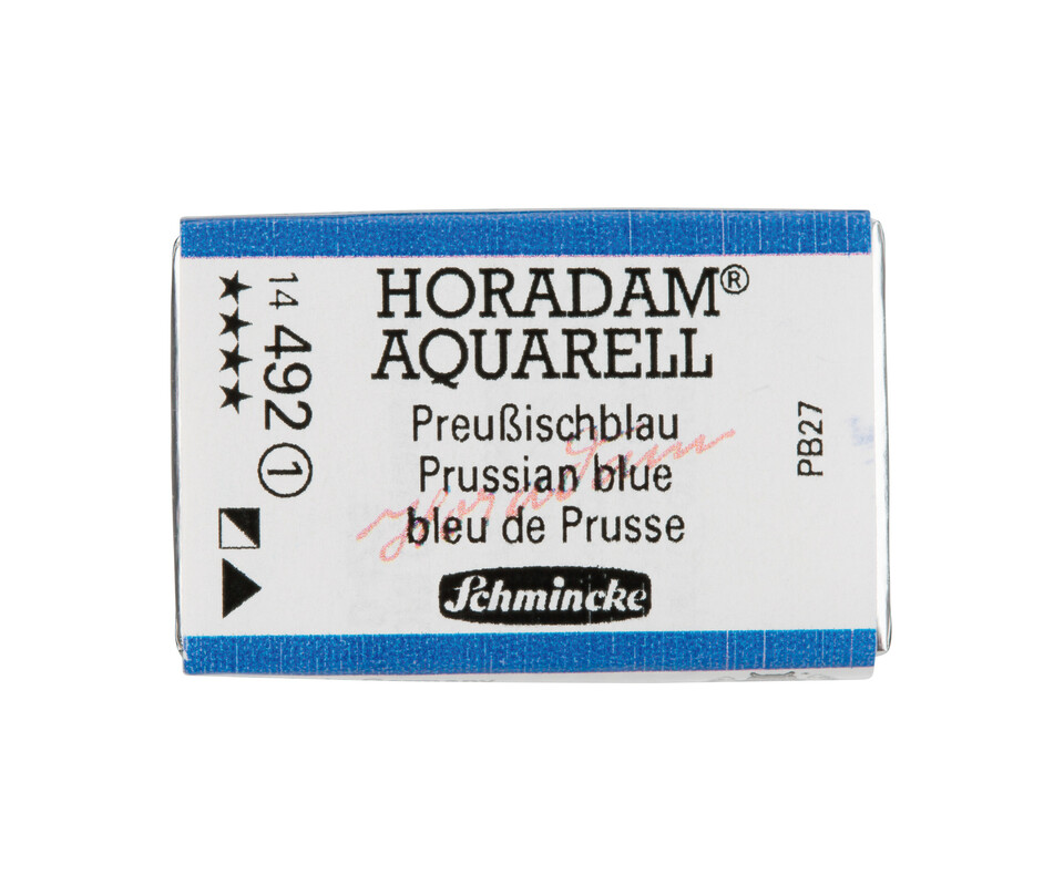 Schmincke Horadam Watercolour Full Pan Prussian Blue Series 1