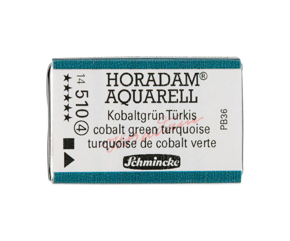 Schmincke Horadam Watercolour Full Pan Cobt Grn Turquoise Series 4