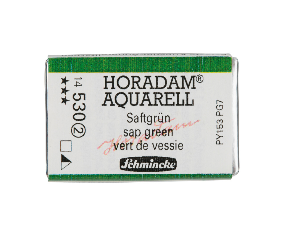 Schmincke Horadam Watercolour Full Pan Sap Green Series 2