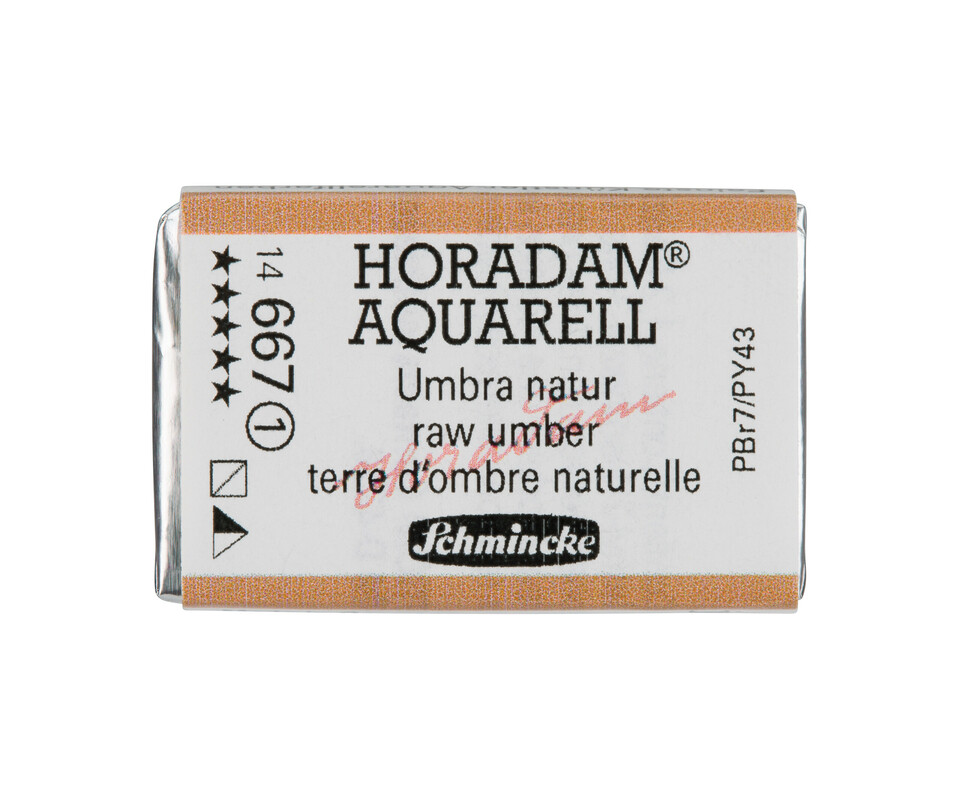 Schmincke Horadam Watercolour Full Pan Raw Umber Series 1