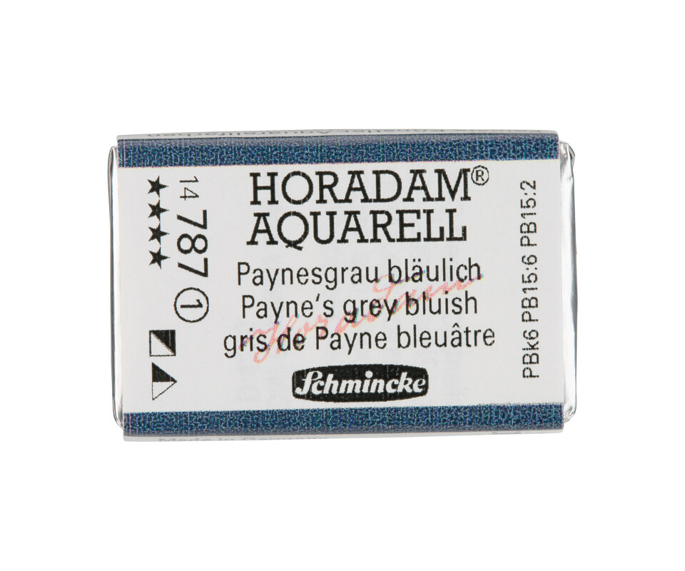 Schmincke Horadam Watercolour Full Pan Payne's Grey Bluish Series 1