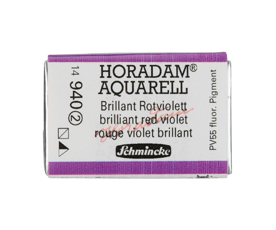 Schmincke Horadam Watercolour Full Pan Brilliant Red Violet Series 2