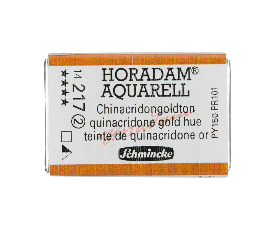 Schmincke Horadam Watercolour Full Pan Quinacridone Gold Hue Series 2