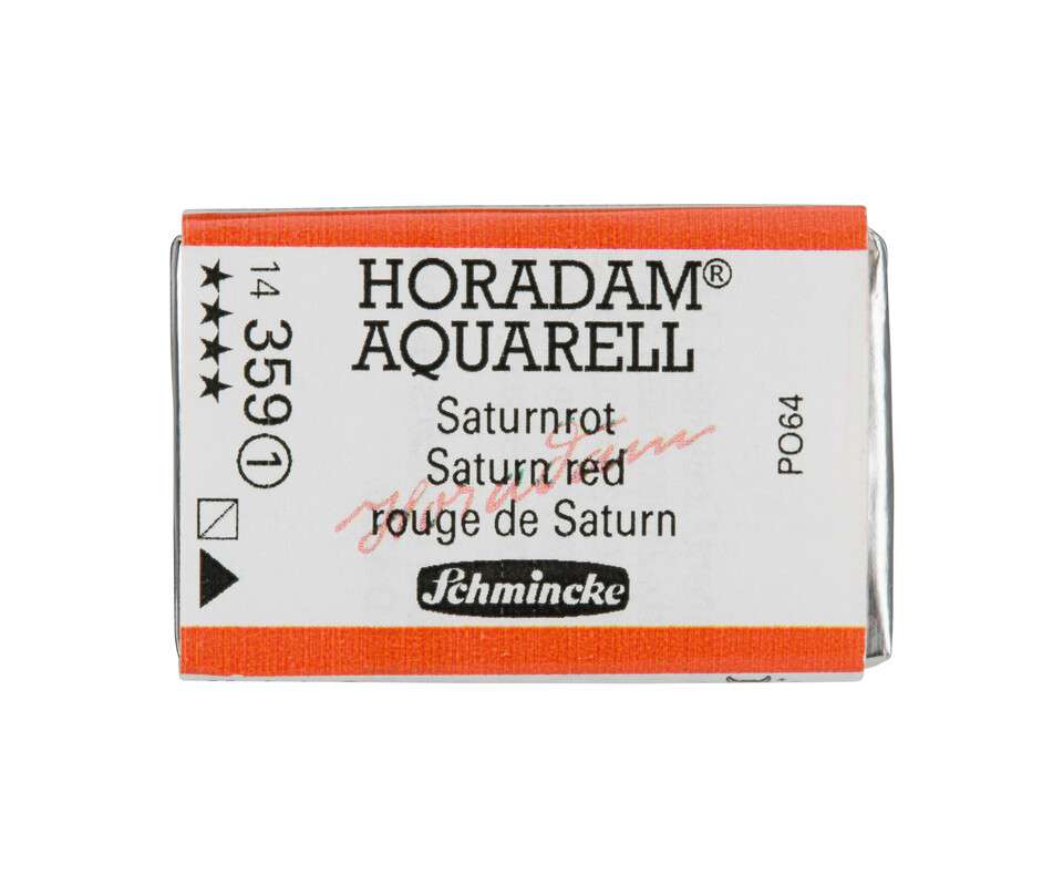 Schmincke Horadam Watercolour Full Pan Saturn Red Series 1