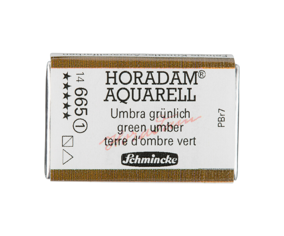 Schmincke Horadam Watercolour Full Pan Green Umber Series 1