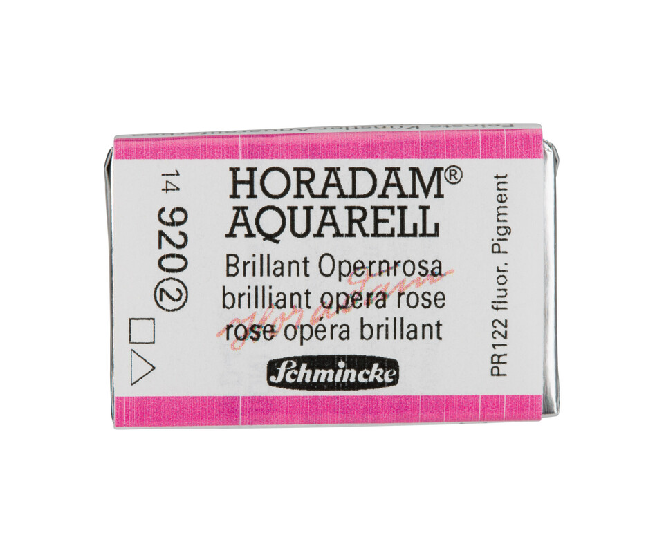 Schmincke Horadam Watercolour Full Pan Brillant Opernrosa Series 2