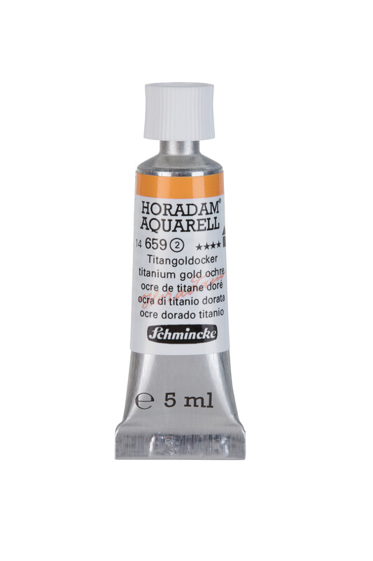 Schmincke Horadam Watercolour 5 ml Titan Gold Ochre Series 2