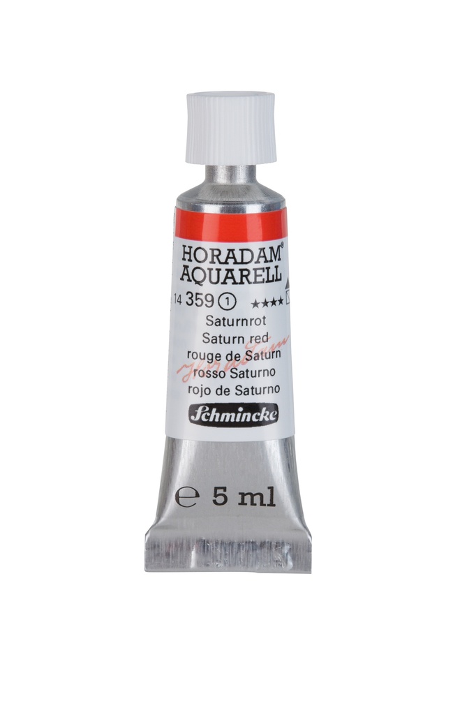 Schmincke Horadam Watercolour 5 ml Tube Saturn Red Series 1