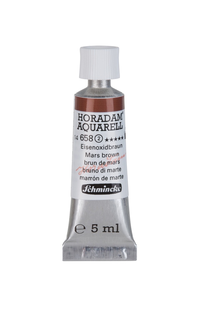 Schmincke Horadam Watercolour 5 ml Tube Mars Brown Series 2