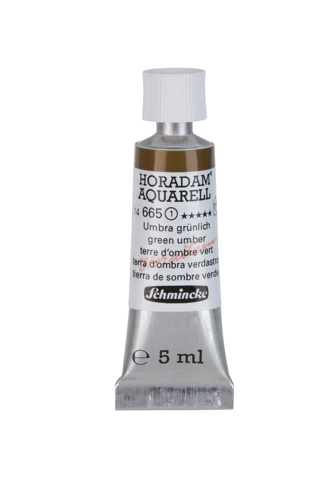 Schmincke Horadam Watercolour 5 ml Tube Green Umber Series 1