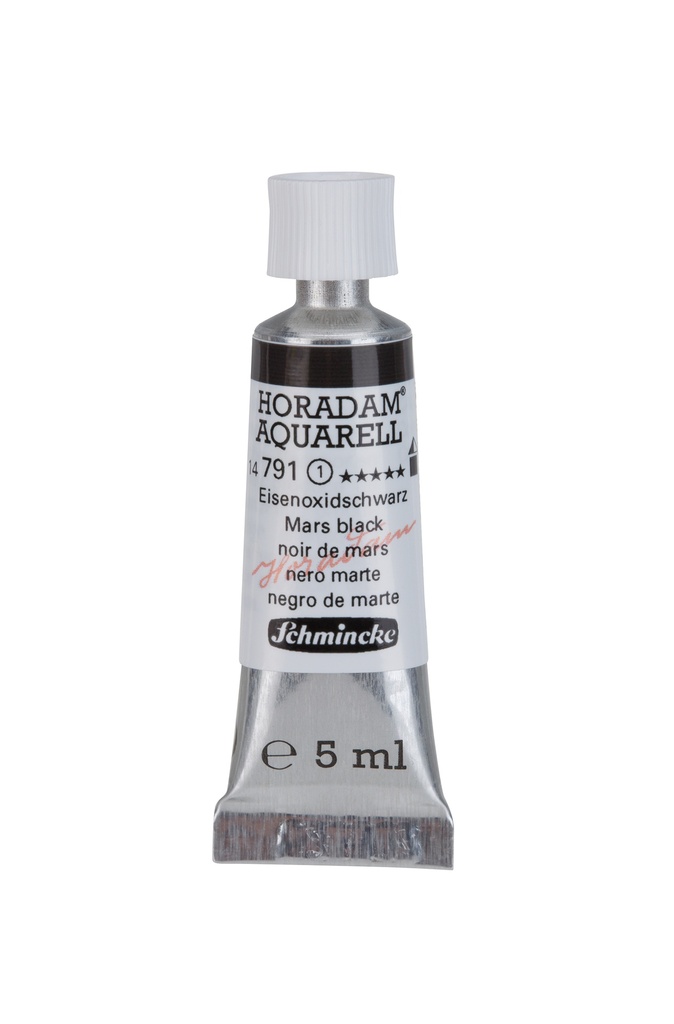 Schmincke Horadam Watercolour 5 ml Tube Mars Black Series 1
