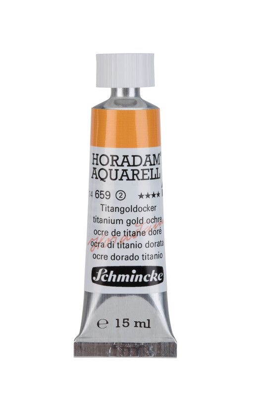 Schmincke Horadam Watercolour 15 ml Titan Gold Ochre Series 2