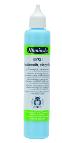 Schmincke Masking Fluid Blue 25ml