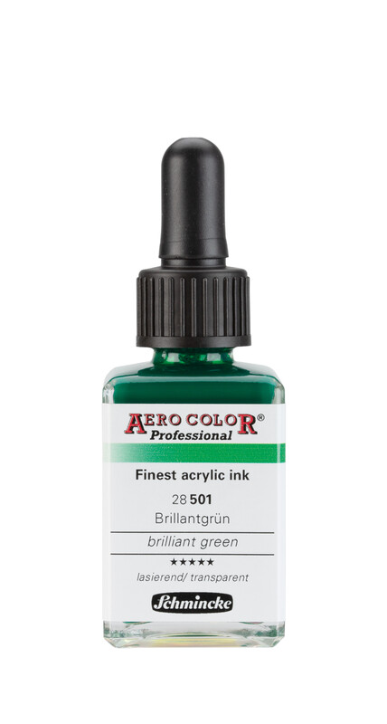Schmincke Aerocolor 28ml Brilliant Green
