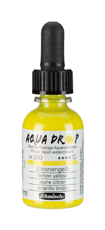 Schmincke Aqua Drop 30ml Liquid Watercolour Lemon Yellow