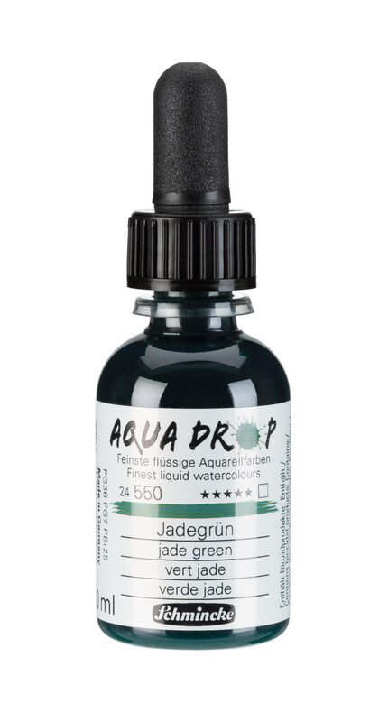 Schmincke Aqua Drop 30ml Liquid Watercolour Jade Green