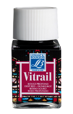 Lefranc et Bourgeois Vitrail Transparent Paint For Glass 50 ml Blue
