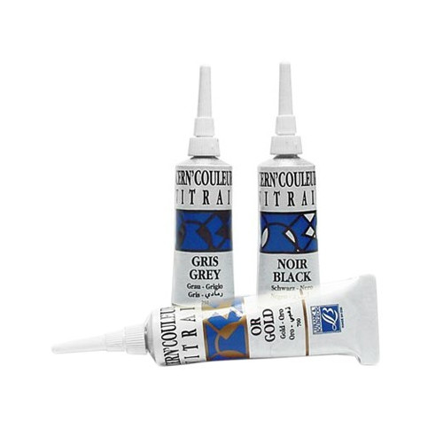 Lefranc et Bourgeois Vitrail Cern Glass Leading Outliner 20ml Silver