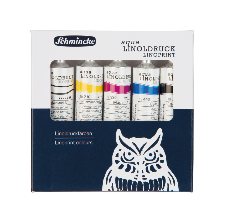 Schmincke LinoPrint Colour Set 5 x 20ml Tubes