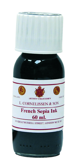 Cornelissen French Sepia Ink 60 ml