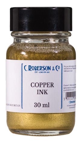 Roberson Metallic Ink Copper 30 ml