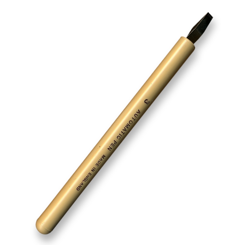 Automatic Pens Plain Stroke Pen No3 3/16 Plain Sleeved Pack