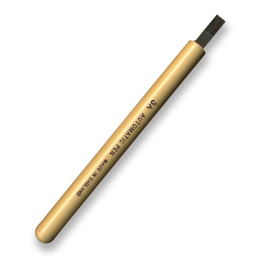 Automatic Pens Plain Stroke Pen No3A 1/4 Plain Sleeved Pack