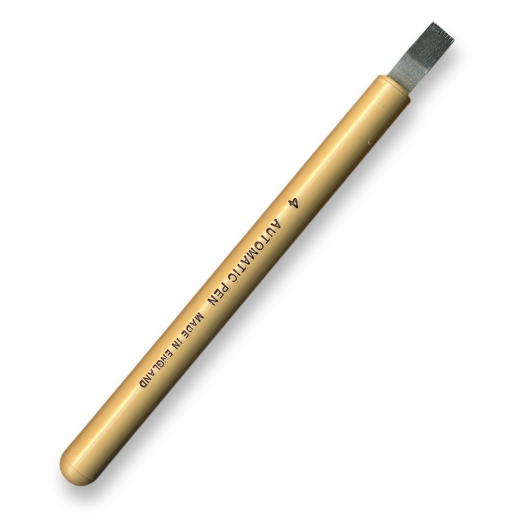 Automatic Pens Plain Stroke Pen No4A 3/8 Plain Sleeved Pack