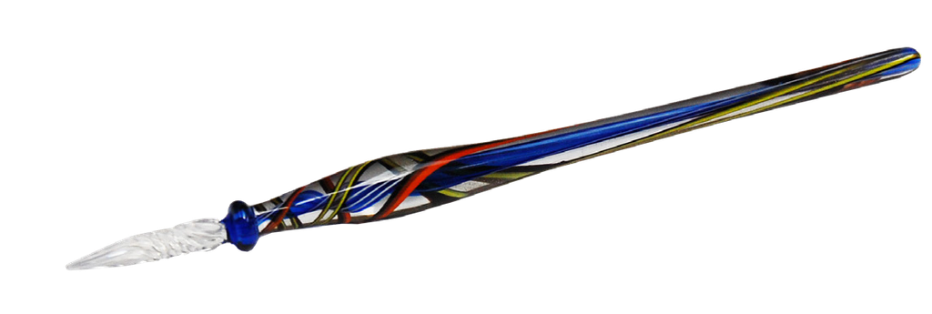 Rohrer &amp; Klingner Writing Ink Glass pen, blue/red Type B