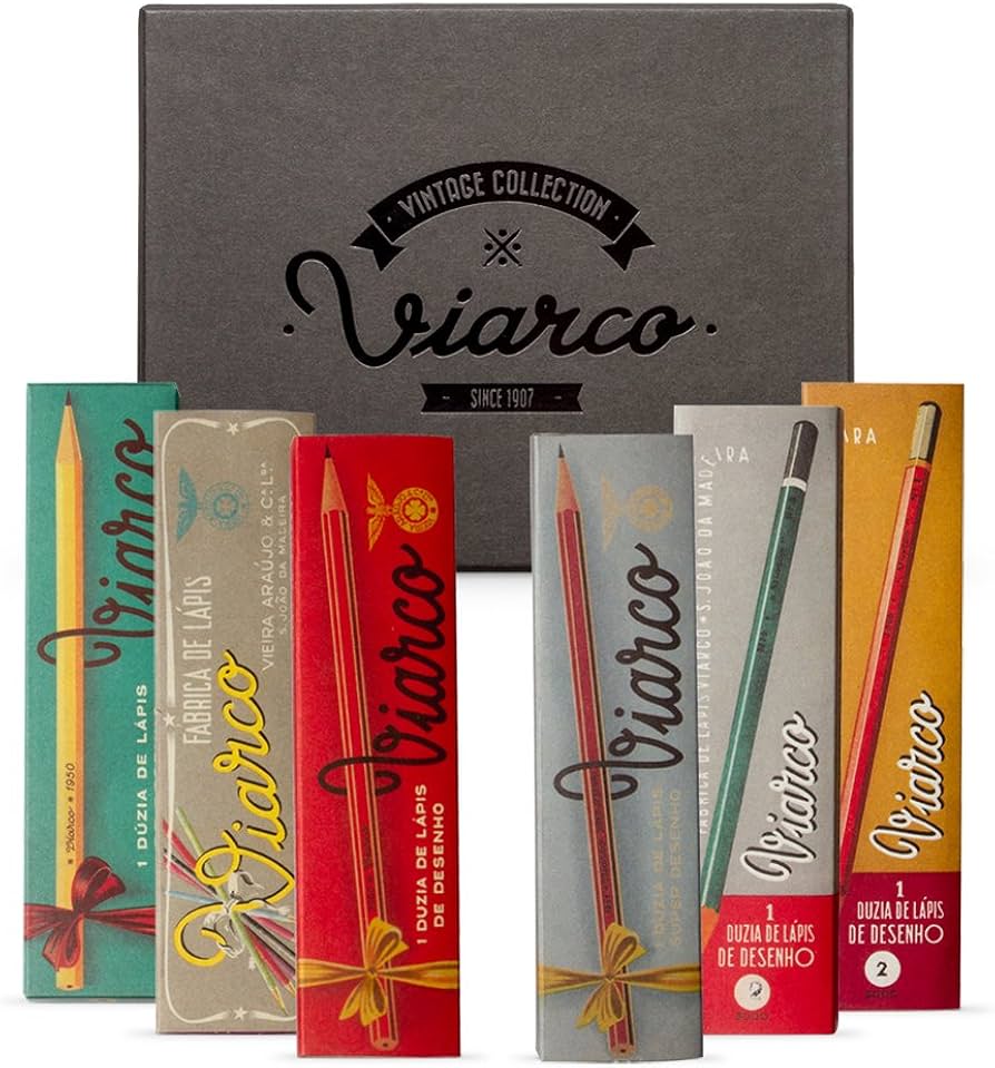 Viarco Vintage Collection 6 boxes of 12 pencils