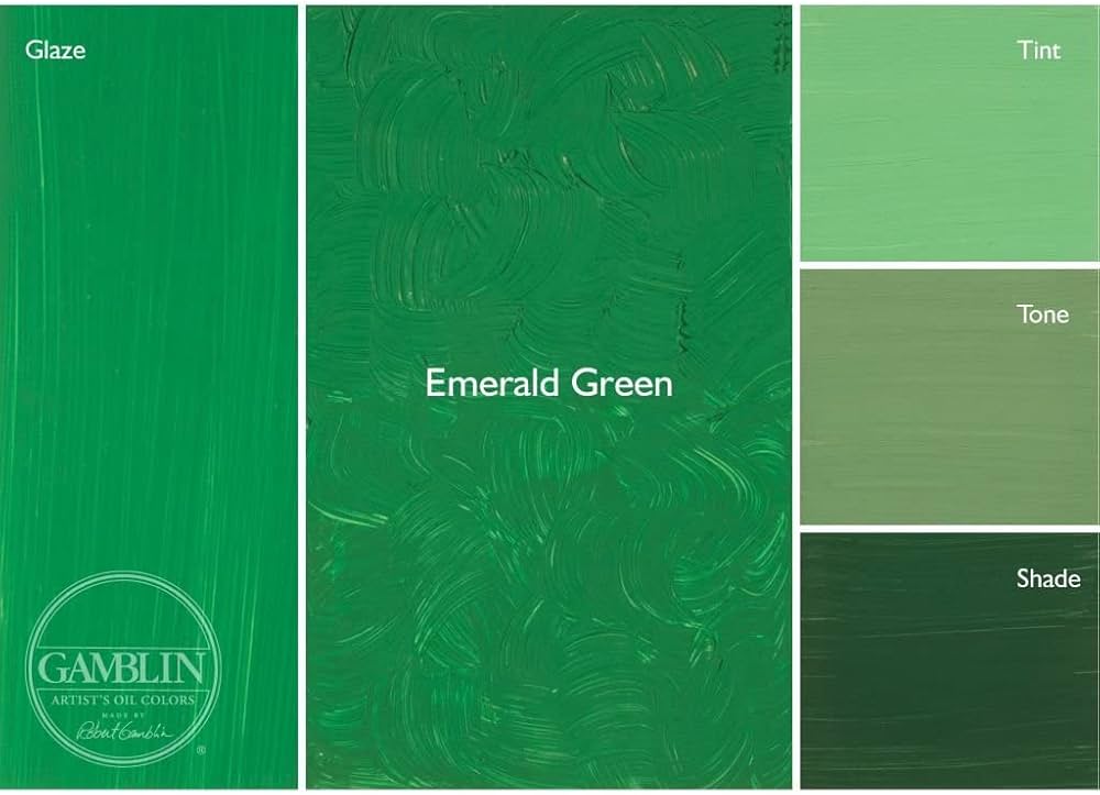 Gamblin Artists' Grade Oil 37ml EMERALD GREEN