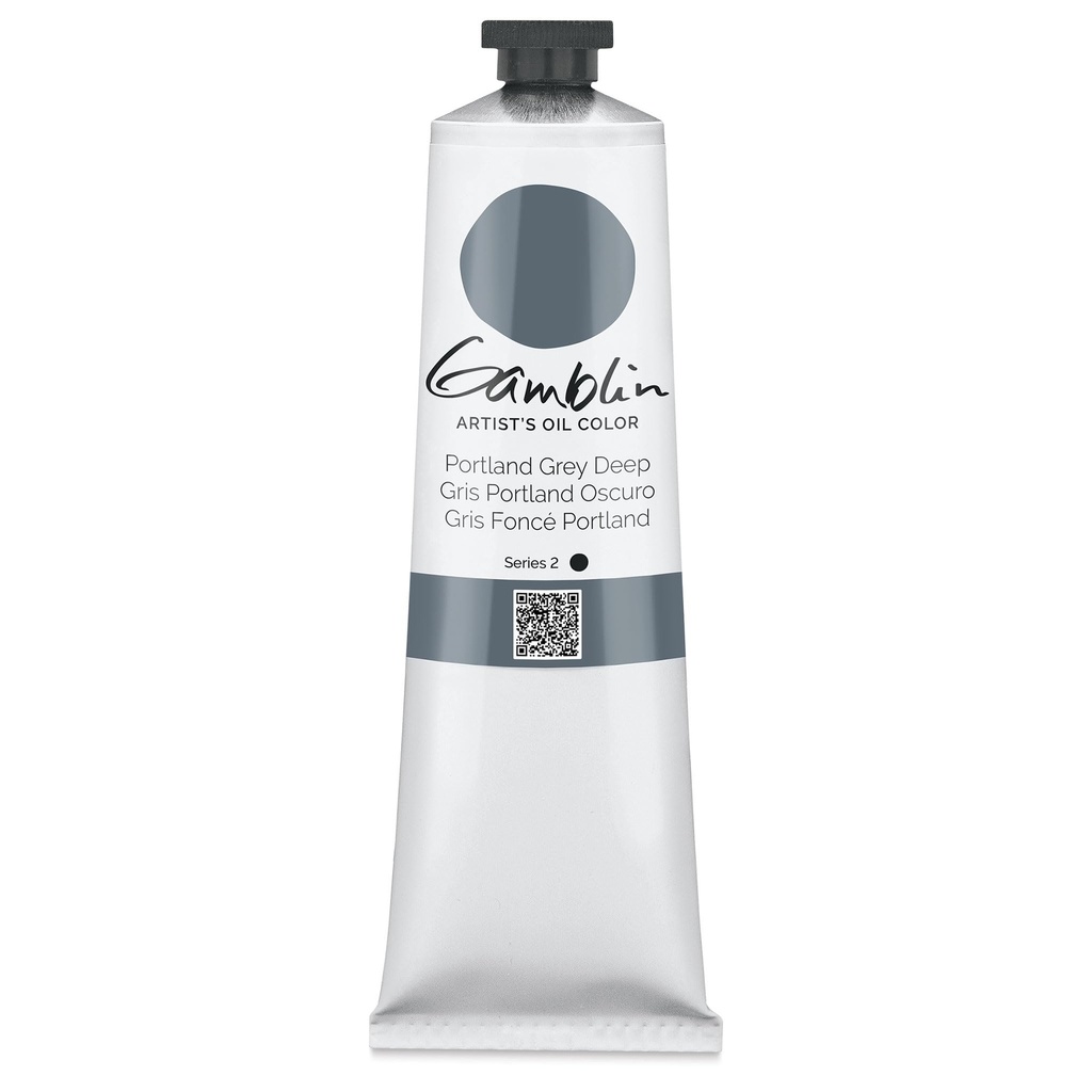 Gamblin Artists' Grade Oil 37ml PORTLAND GREY DEEP