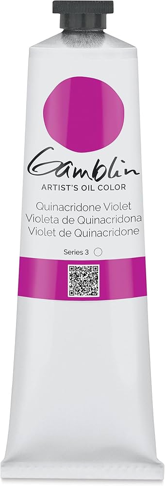 Gamblin Artists' Grade Oil 37ml QUINACRIDONE VIOLET