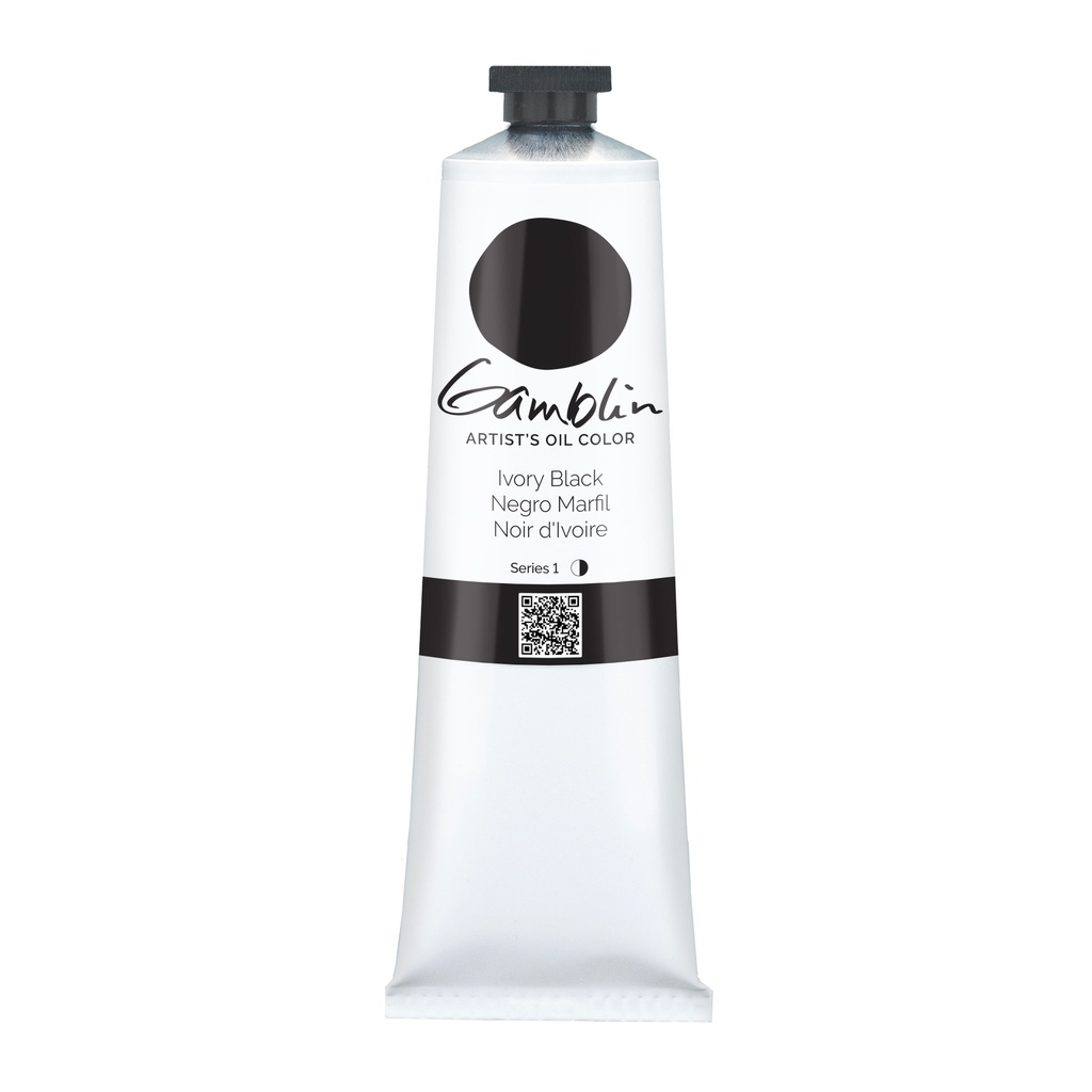 Gamblin Artists' Grade Oil 150ml IVORY BLACK