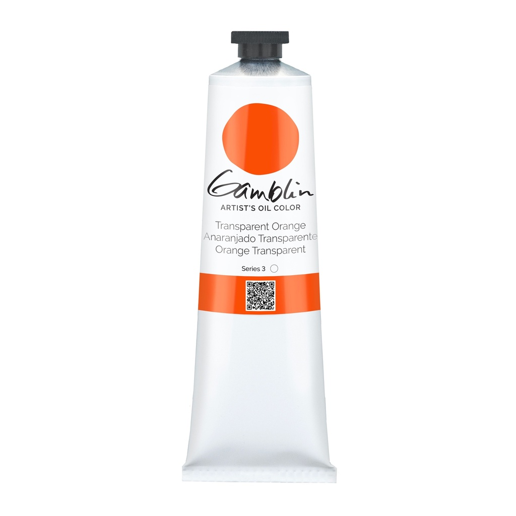 Gamblin Artists' Grade Oil 150ml TRANSPARENT ORANGE