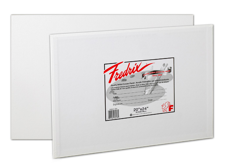 Fredrix 12in x 24in Standard Canvas Panel 