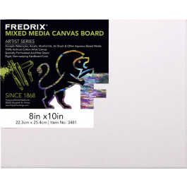 Fredrix Archival Canvas Panel Mixed Media 8in x 10 in