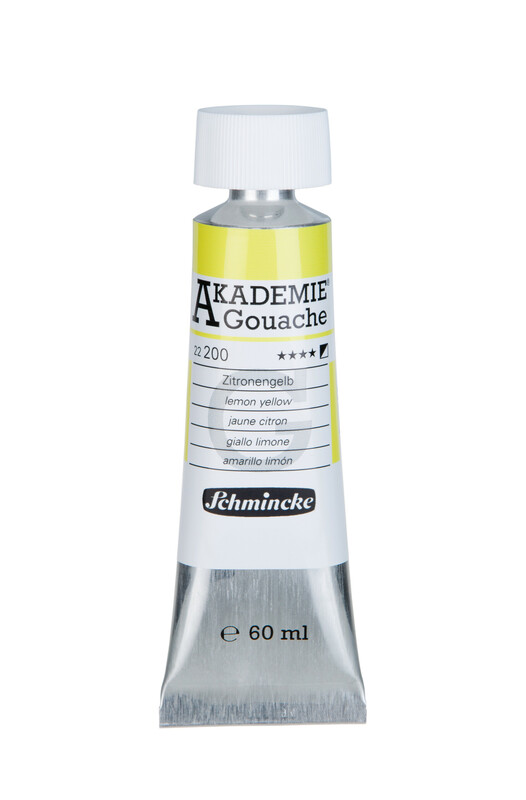 Schmincke Gouache Akademie lemon yellow